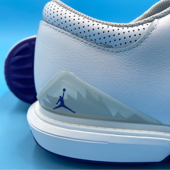 Mens Jordan ADG 5 Wide Golf Shoes Size 10 White Grape Ice New FQ7874-100 - Picture 11 of 13